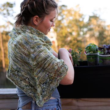 Plant Lady Shawl Knit Kit