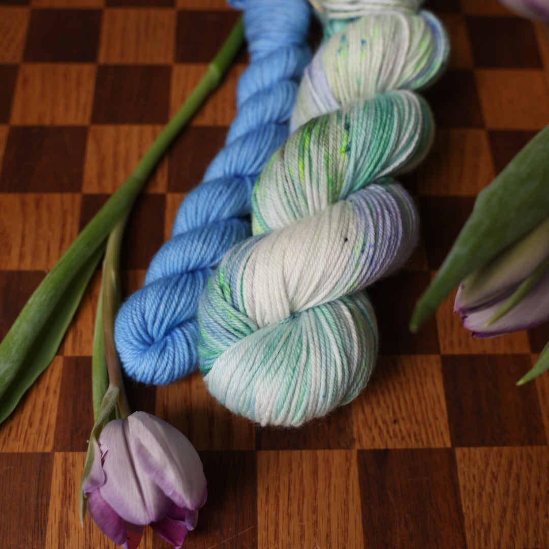 Between Showers Socks Knit Pattern & Yarn Kit