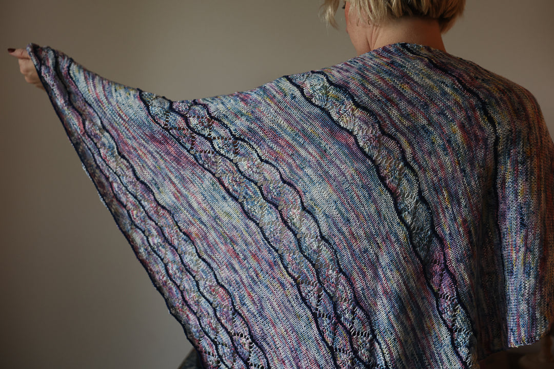 River Path Shawl Knit Pattern