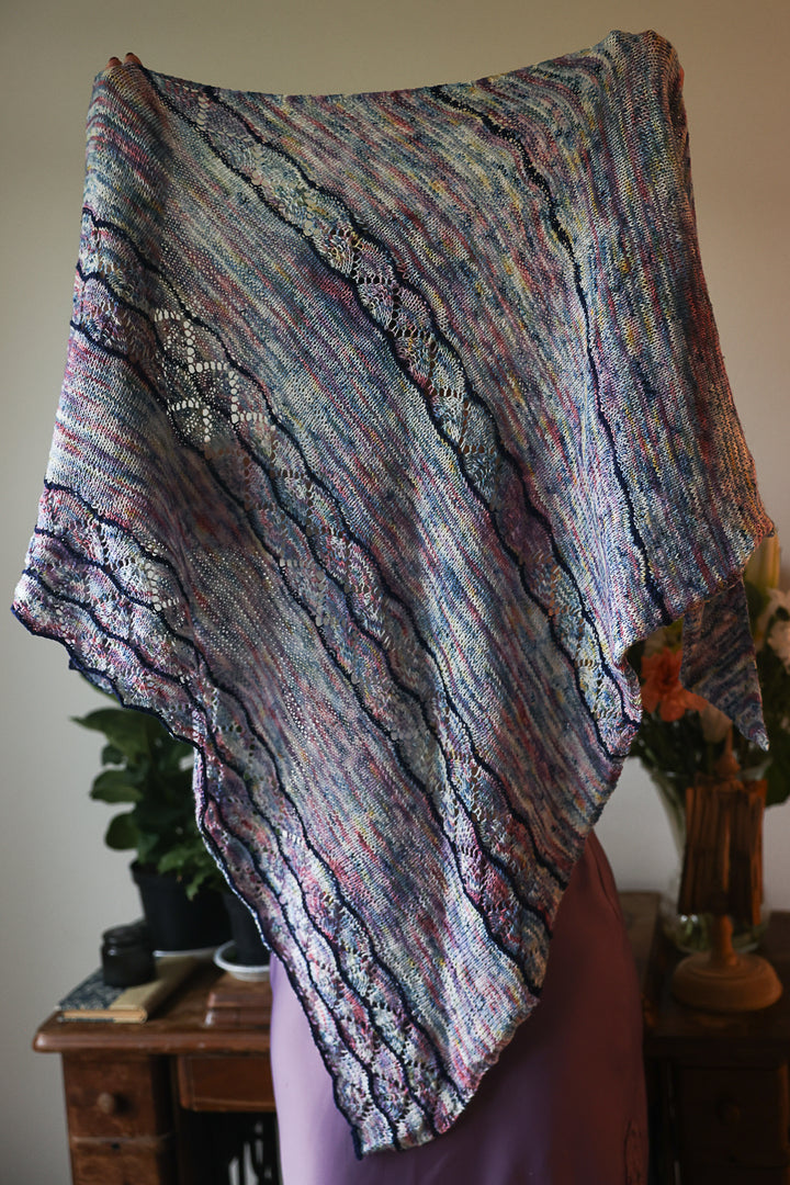 River Path Shawl Knit Pattern