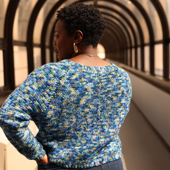 Impressions Pullover Crochet Pattern & Yarn Kit