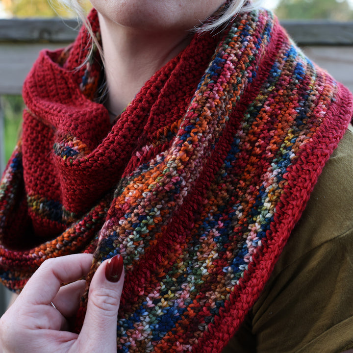 Telling Shawl Crochet Pattern and Yarn Kit