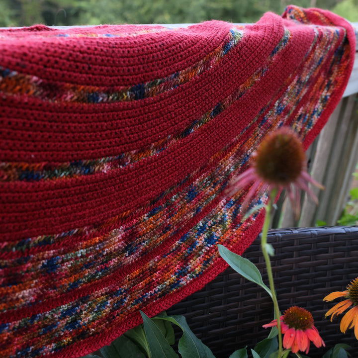 Telling Shawl Crochet Pattern and Yarn Kit