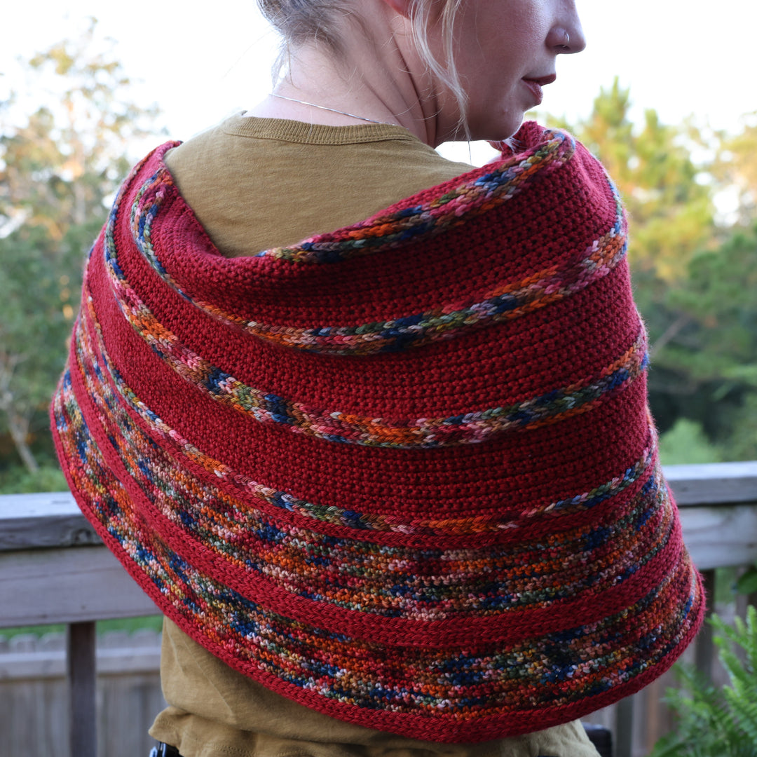 Telling Shawl Crochet Pattern and Yarn Kit