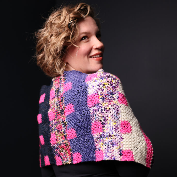 Tessellated Poncho Crochet Kit