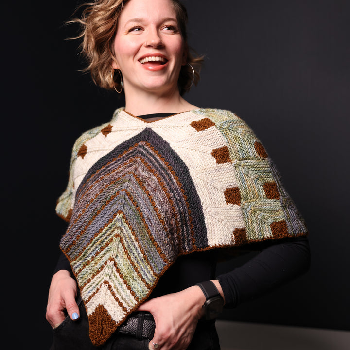 Tessellated Poncho Knit Pattern