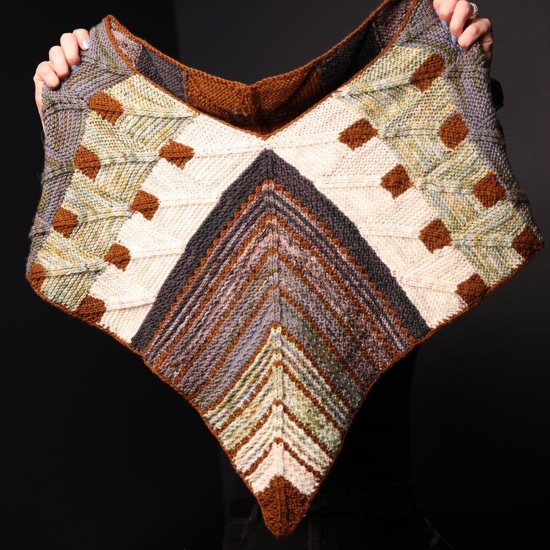 Tessellated Poncho Knit Kit