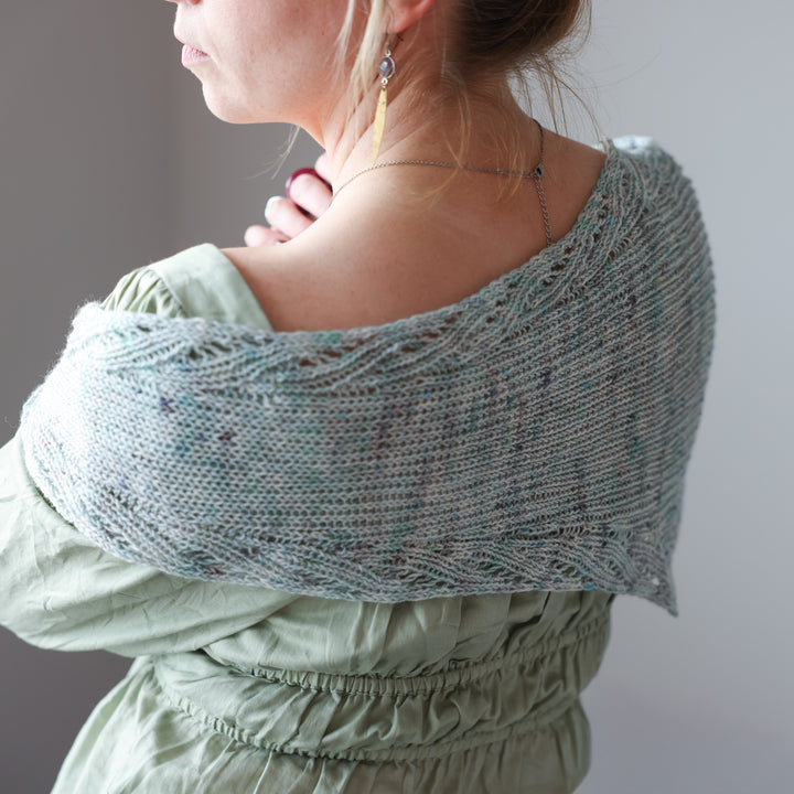 Twisted Whispers Shawl Knit Pattern