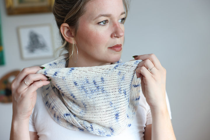 Twisted Whispers Shawl Knit Pattern