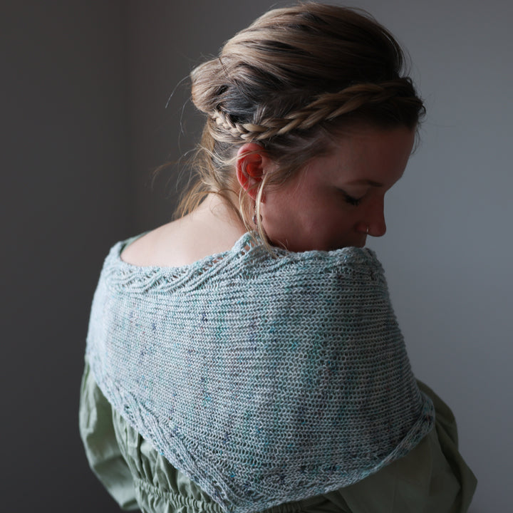 Twisted Whispers Shawl Knit Pattern