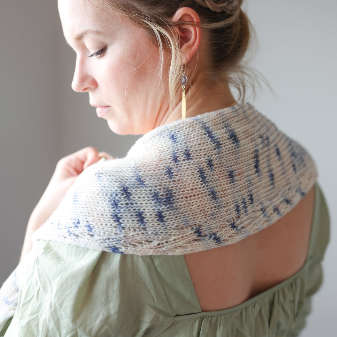 Twisted Whispers Shawl Knit Pattern