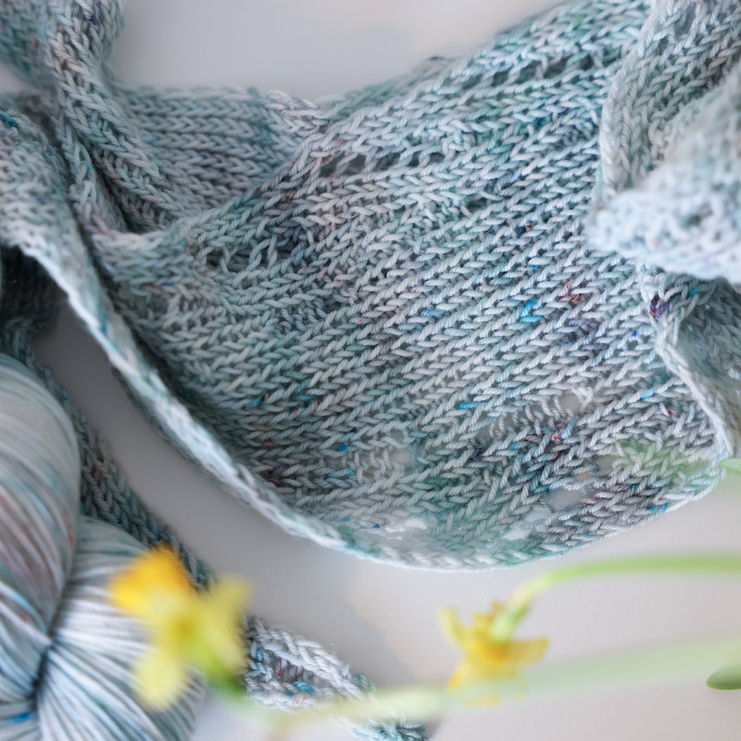 Twisted Whispers Shawl Knit Pattern