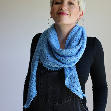 Dusk in the Desert Knit Shawl Pattern